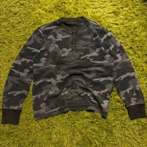 Camouflage Long Sleeve thermal Shirt